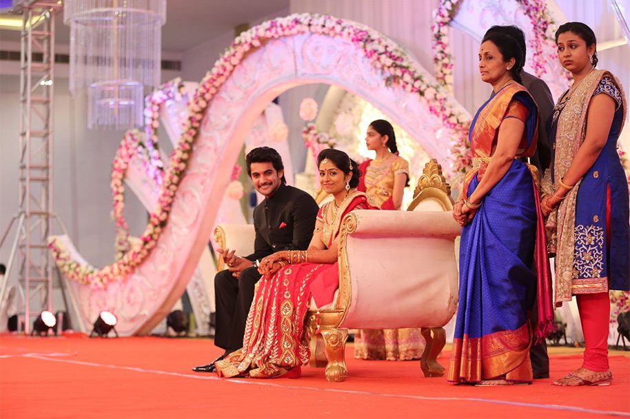 Hero-Aadi-Wedding-Reception-Photos